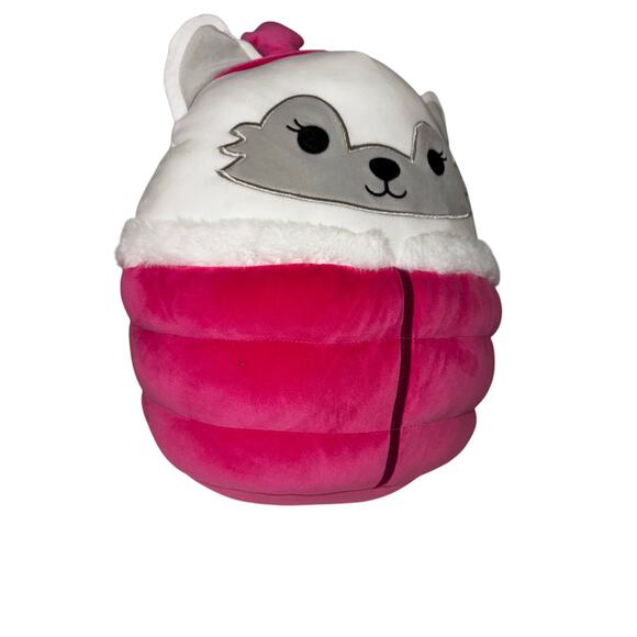 Squishmallows Pink & White Holiday Axolotl Plush – Authentic Kellytoy – 10” - Picture 7 of 7